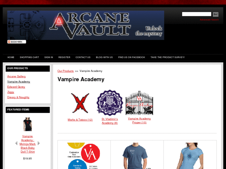 www.thevampireacademystore.com