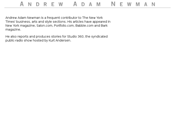 www.andrewadamnewman.com
