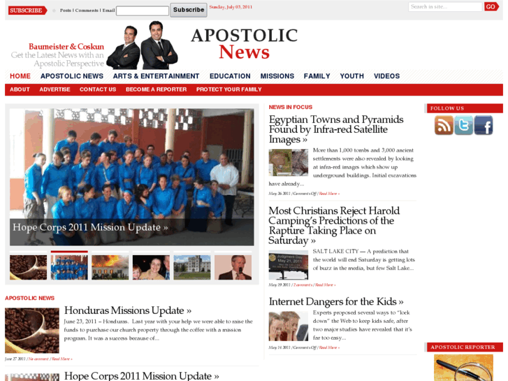 www.apostolicnews.org