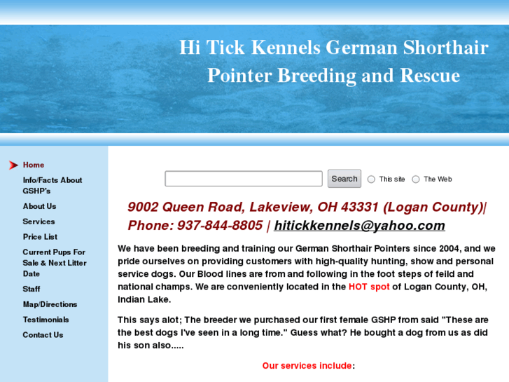 www.hightickkennels.com