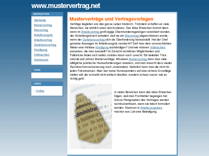 www.mustervertrag.net