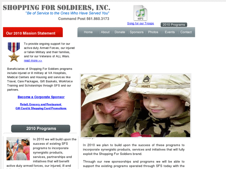 www.shoppingforsoldiersneeds.org