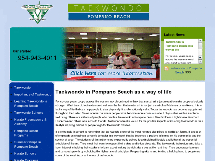 www.taekwondoinpompanobeach.com