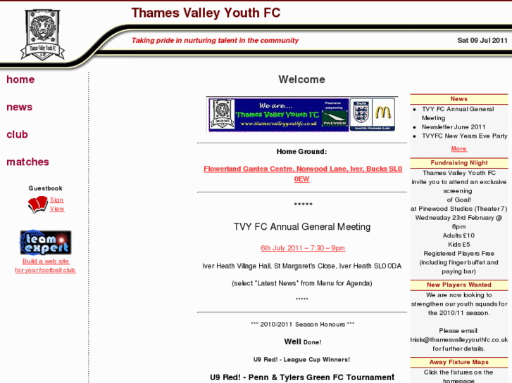 www.thamesvalleyyouthfc.com