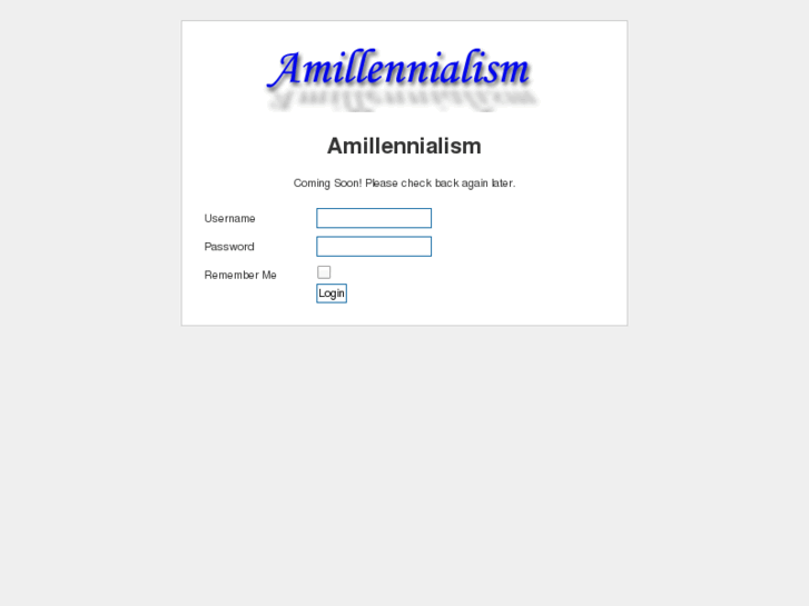 www.amillennialism.com