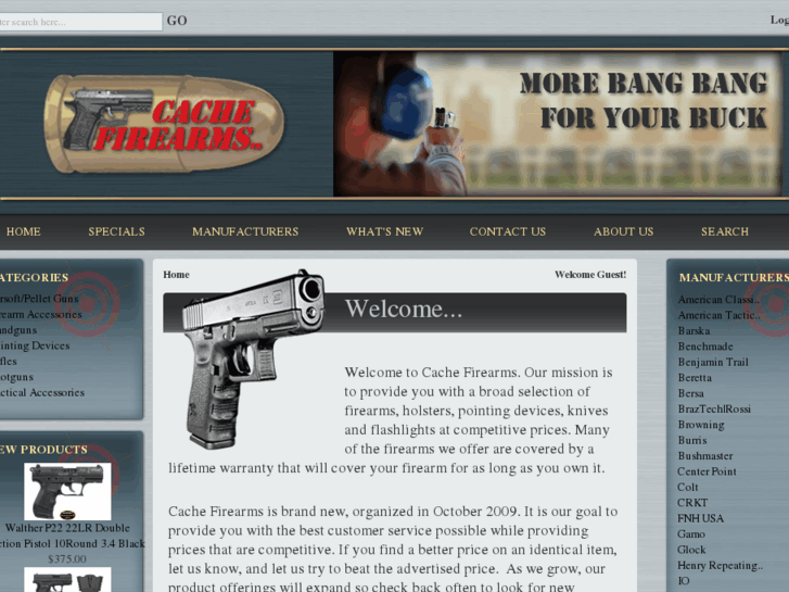 www.cachefirearms.net
