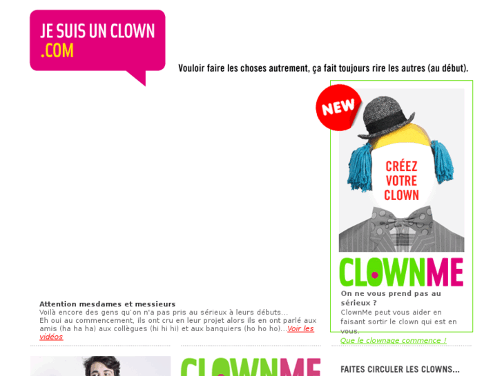 www.je-suis-un-clown.com