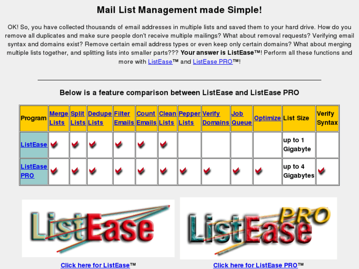 www.listease.com