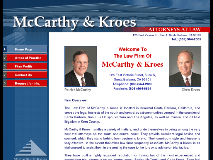 www.mccarthyandkroes.com