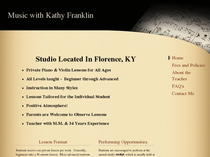 www.musicwithkathyfranklin.com