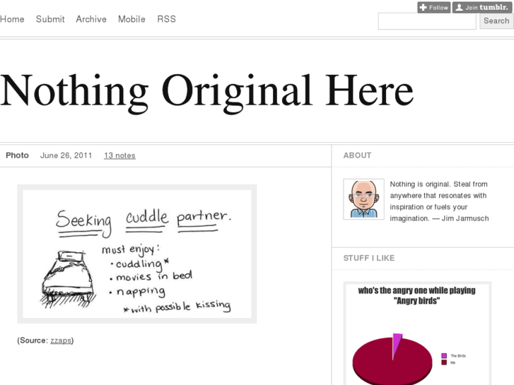 www.nothingoriginalhere.com