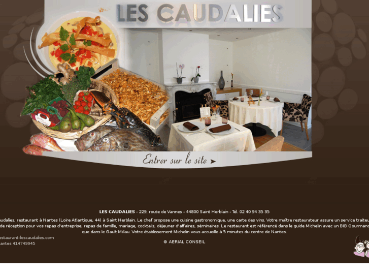 www.restaurant-lescaudalies.com