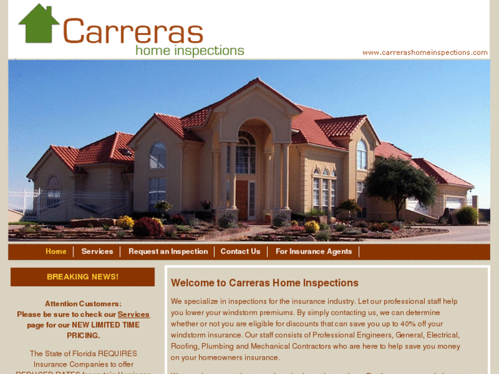 www.carrerashomeinspections.com