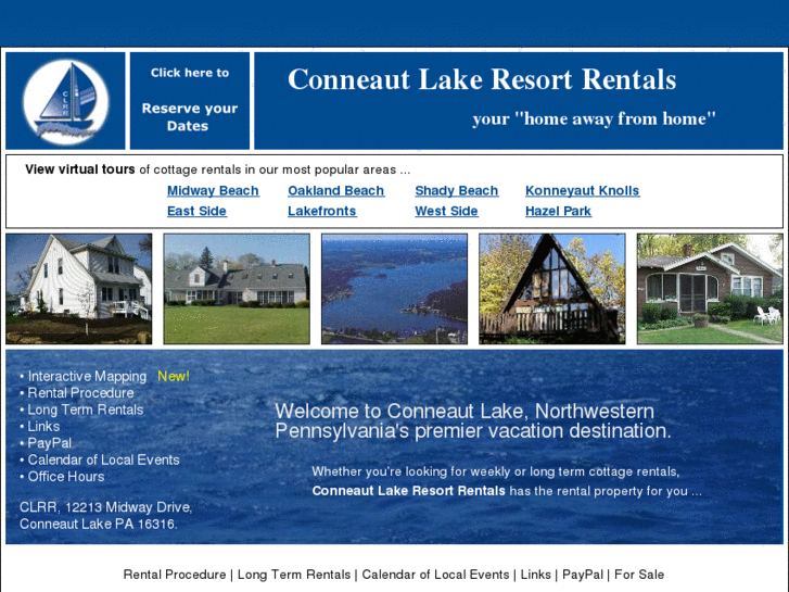 www.conneautlakeresortrentals.com