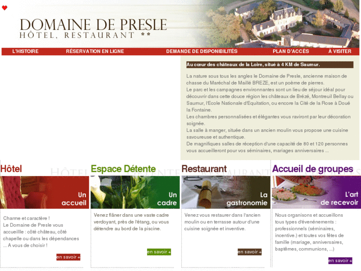 www.domainedepresle.com