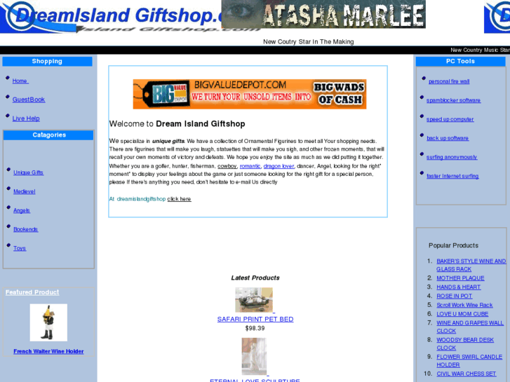 www.dreamislandgiftshop.com