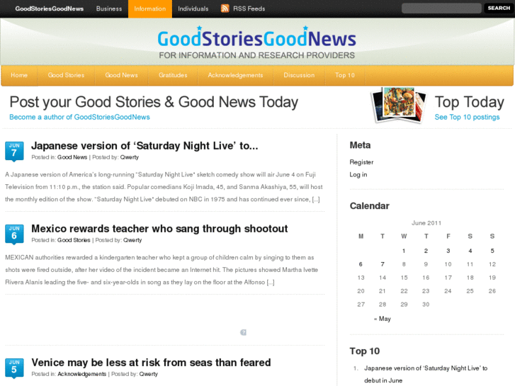 www.goodstoriesgoodnews.info