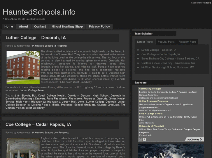 www.hauntedschools.info