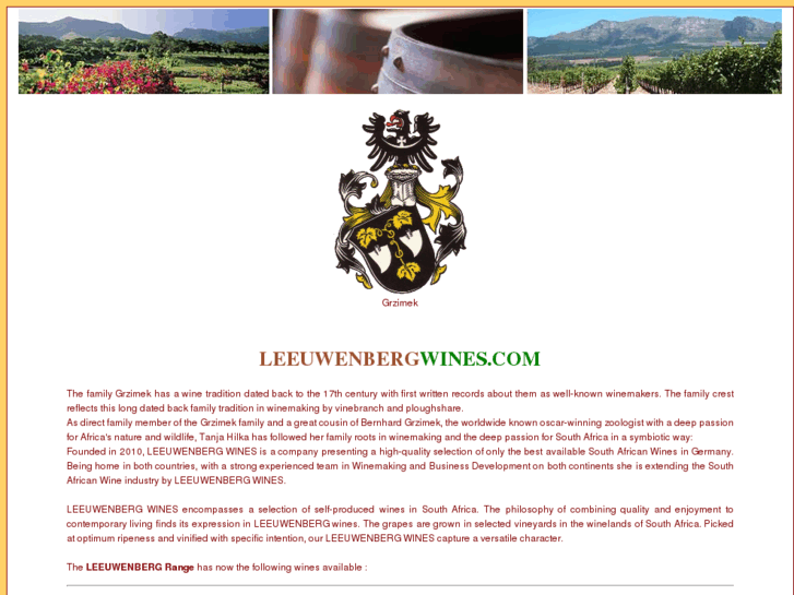 www.leeuwenbergwines.com