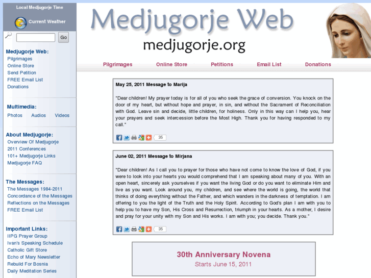 www.medjugorje.org