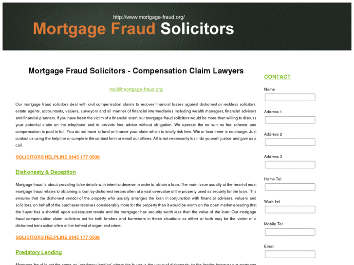 www.mortgage-fraud.org