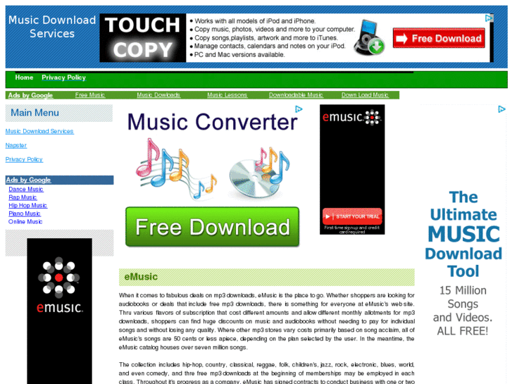 www.musicdownloadservices.org