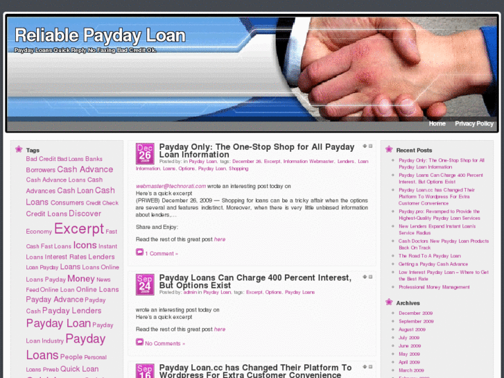 www.reliablepaydayloan.com