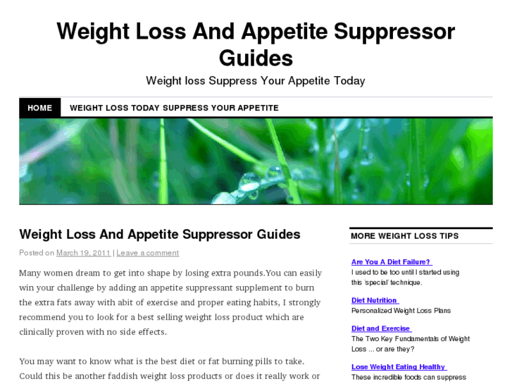 www.weightlossandappetitesuppressor.com