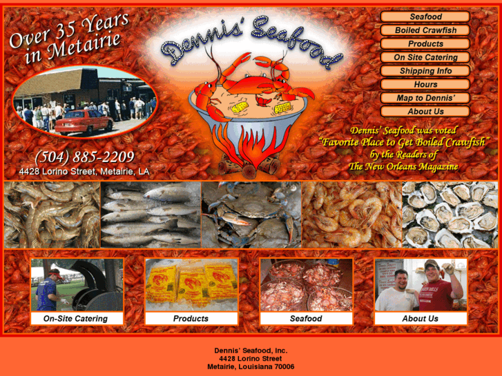 www.dennisseafood.com