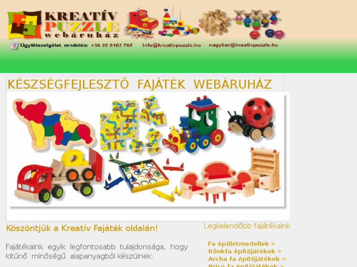 www.kreativ-fajatek.hu