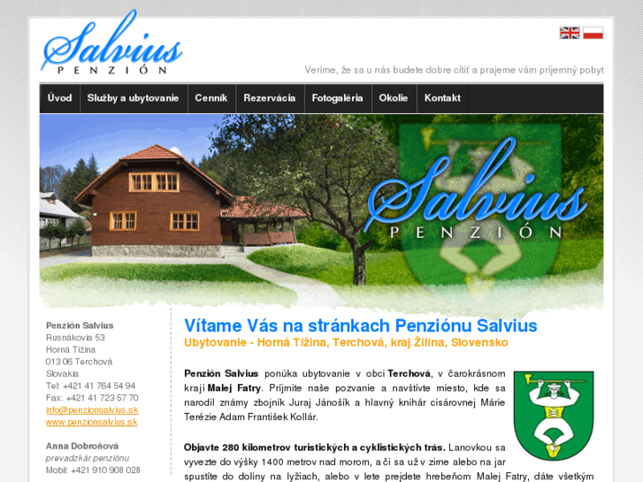 www.penzionsalvius.sk