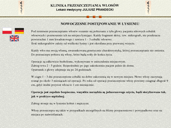 www.przeszczepianiewlosow.pl