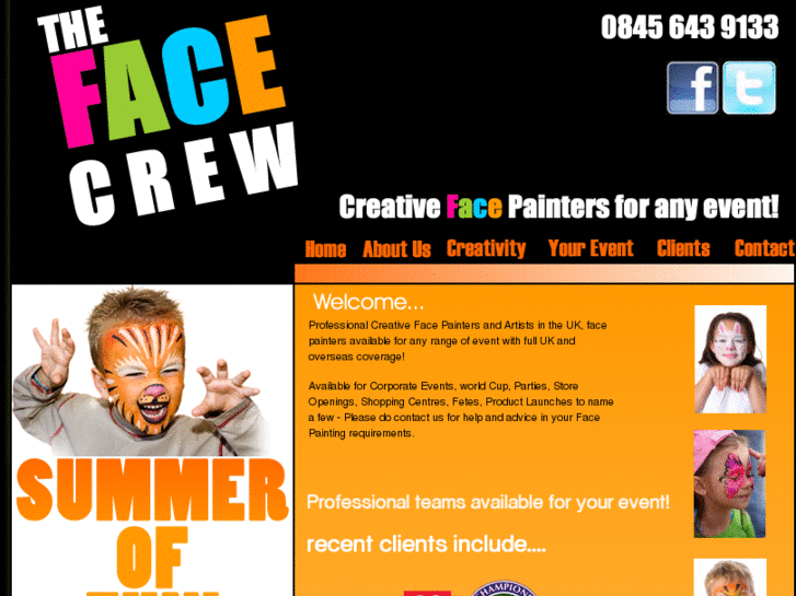 www.thefacepainters.com