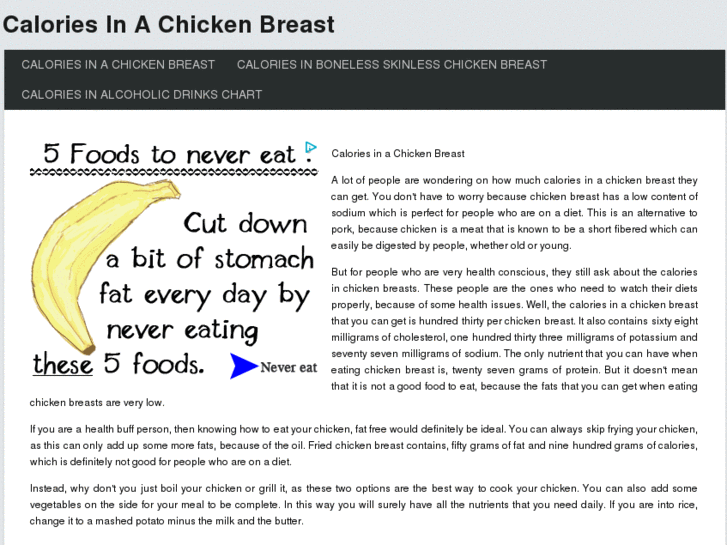 www.caloriesinachickenbreast.com