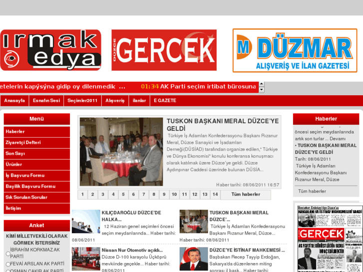 www.duzcegercek.net