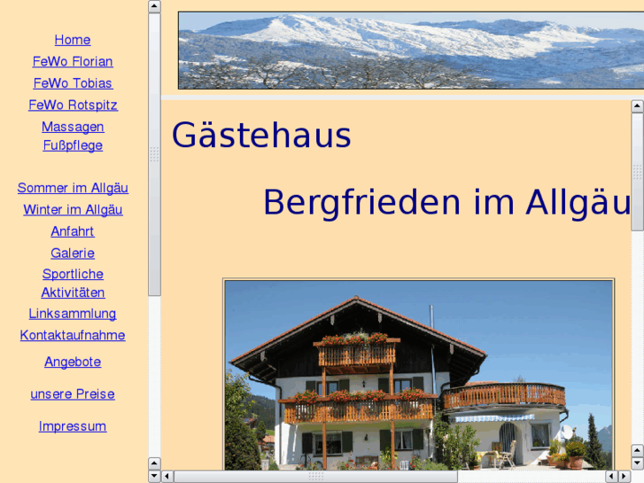 www.gaestehaus-bergfrieden.com