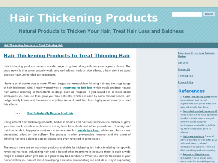 www.hairthickeningproducts.net