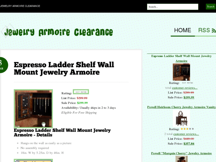 www.jewelryarmoireclearance.org