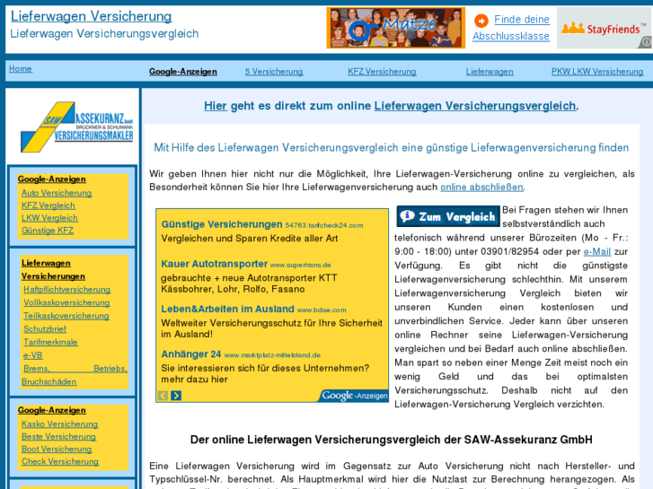 www.lieferwagen-versicherungsvergleich.de