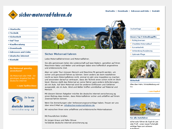 www.sicher-motorrad-fahren.com