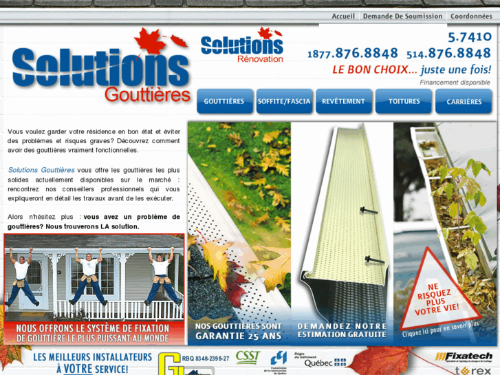 www.solutionsgouttieres.com