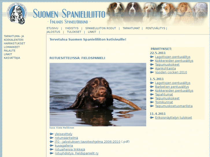 www.spanieliliitto.fi