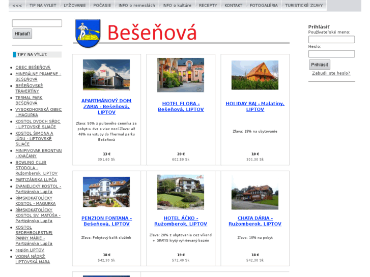 www.ubytovanie-besenova.sk