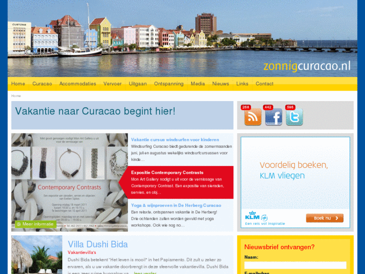 www.zonnigcuracao.nl