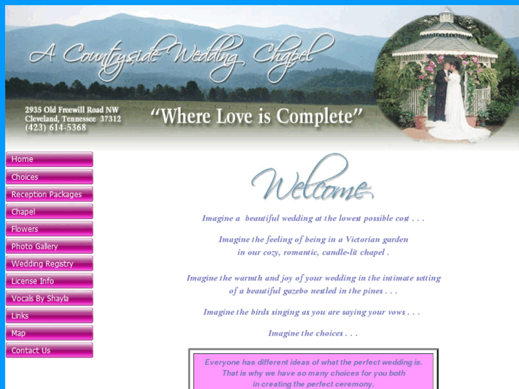 www.acountrysideweddingchapel.biz