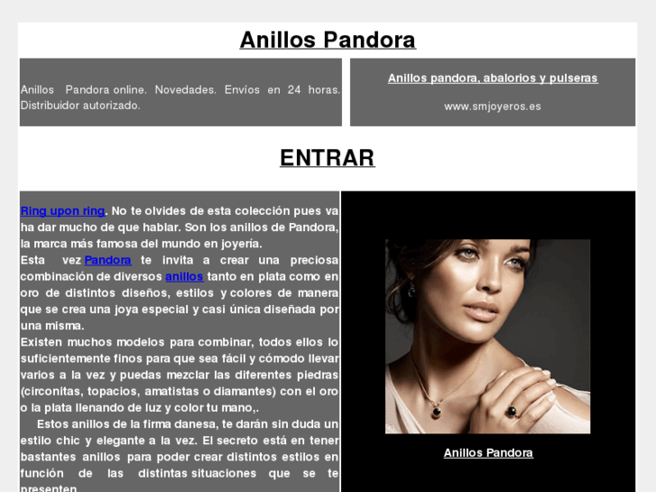 www.anillospandora.es