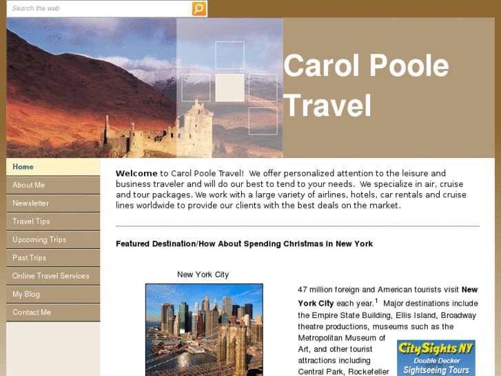 www.carolpooletravel.com