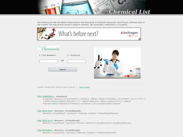 www.chemicallist.org