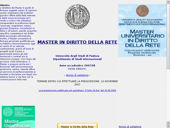 www.dirittodellarete.it