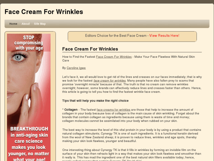 www.facecreamforwrinkles.com